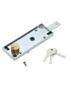 SERRATURA CENTRALE PER PORTA BASCULANTE '2290' catenaccio diritto - SECUREMME