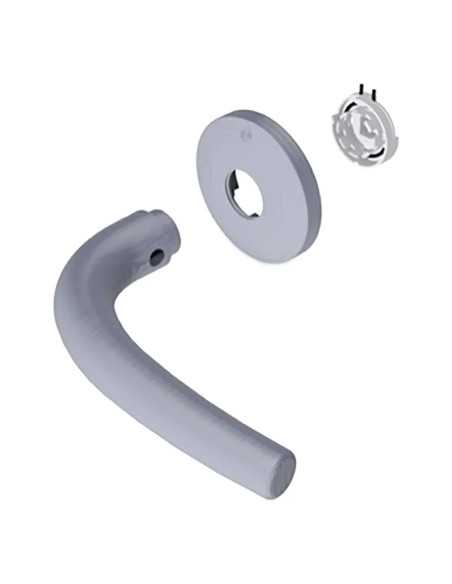 MANIGLIA PORTA BLINDATA 'TIZIANA' cromo lucido - SECUREMME | Utensili Store