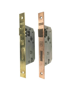 SERRATURA 'PATENT' B.Q. ottonato verniciato E 40 - BONAITI