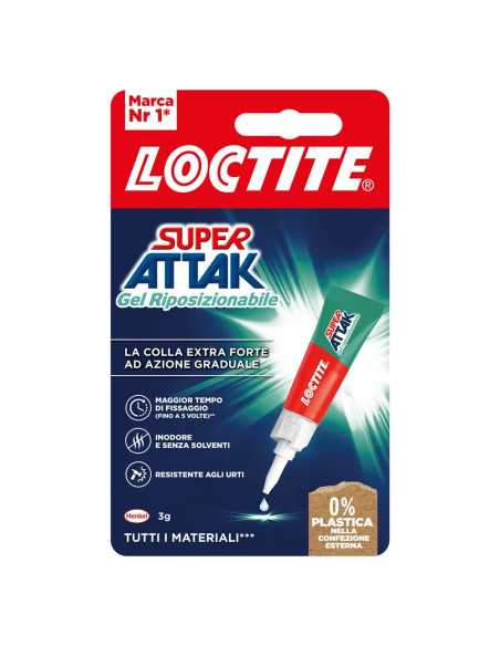 SUPER ATTAK 'GEL RIPOSIZIONABILE' - LOCTITE | Utensili Store