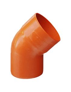 CURVA 45° IN PVC - Senza Marca