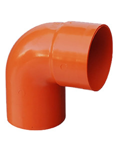 CURVA 87° IN PVC - Senza Marca