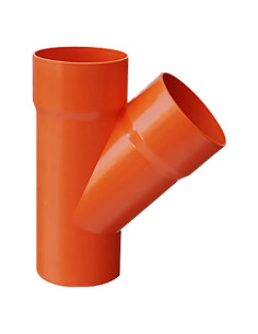 DERIVAZIONE 45° IN PVC - Senza Marca