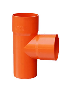 DERIVAZIONE 87° IN PVC - Senza Marca