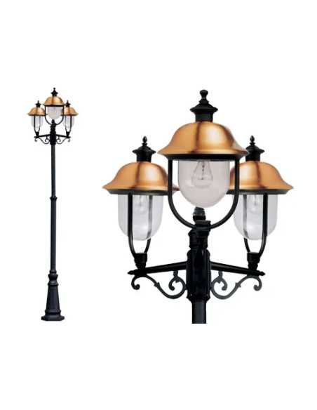 LAMPIONI APOLLO 3 LUCI SU PALO - Senza Marca | Utensili Store