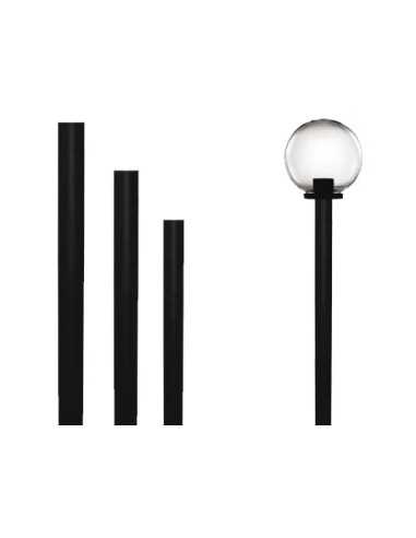 PALI P/LAMPIONI GLOBO NERO - Senza Marca | Utensili Store