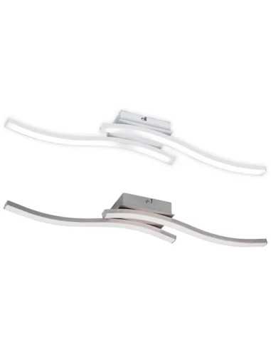 PLAFONIERE TRIO ROUTE 2 BACCHETTE BIANCHE - Senza Marca | Utensili Store