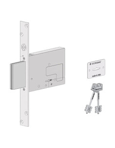 SERRATURA A DOPPIA MAPPA DA INFILARE PER FASCIA PER FERRO '2031' E 70 - SECUREMME