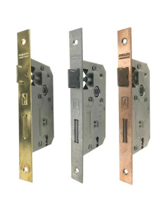 SERRATURA 'PATENT' B.Q. bronzato verniciato E 50 - BONAITI