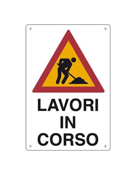 CARTELLO 'LAVORI IN CORSO' - EUROSIGNALS | Utensili Store