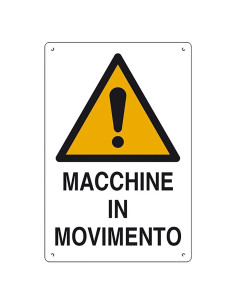 CARTELLO 'MACCHINE IN MOVIMENTO' - EUROSIGNALS