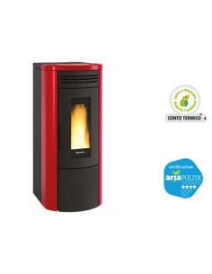 TERMOSTUFE PELLET BORDEAUX COSTANZA 17 - Senza Marca