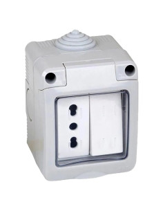 CONTENITORE ESTERNO INTERRUTTORE + PRESA - FAEG