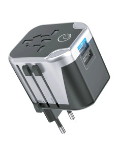 ADATTATORE CARICATORE CONVERTIBILE DA VIAGGIO - LOSTECH