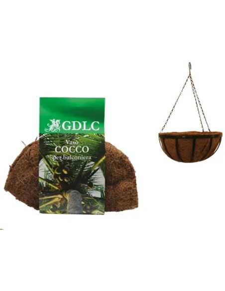 VASO COCCO ECOSOSTENIBILE CATENA - Senza Marca | Utensili Store