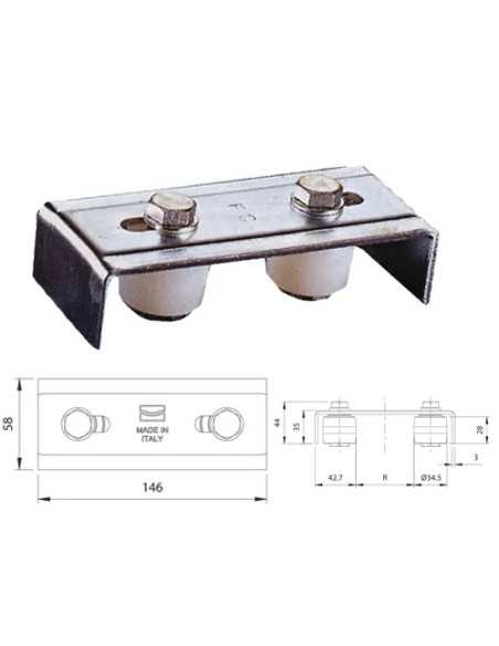 SUPP.GUIDA 140X 60 2 OLIVE NYL.40 - Senza Marca | Utensili Store