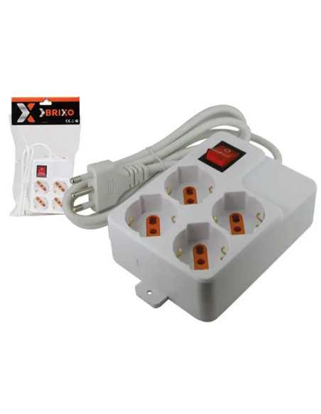 MULTIPRESE BRIXO QUADRA 4POSTI - Senza Marca | Utensili Store