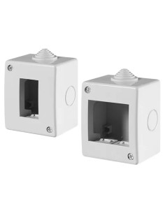 SCATOLE PORTAFRUTTI IP40 2 P. - Senza Marca