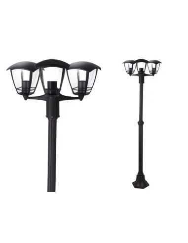 LANTERNE SELENE 3 LUCI SU PALO - Senza Marca | Utensili Store