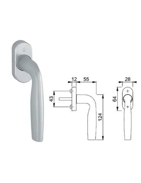 MARTELLINE MILOS DK CR.SATINATO - Senza Marca | Utensili Store