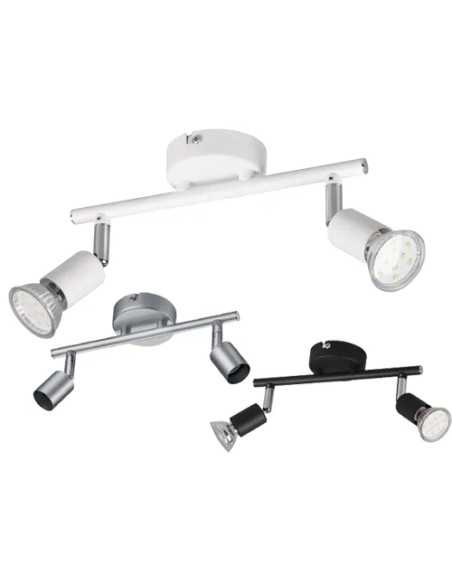 FARETTI SOFFITTO TRIO PARIS 2 LUCI TITAN - Senza Marca | Utensili Store