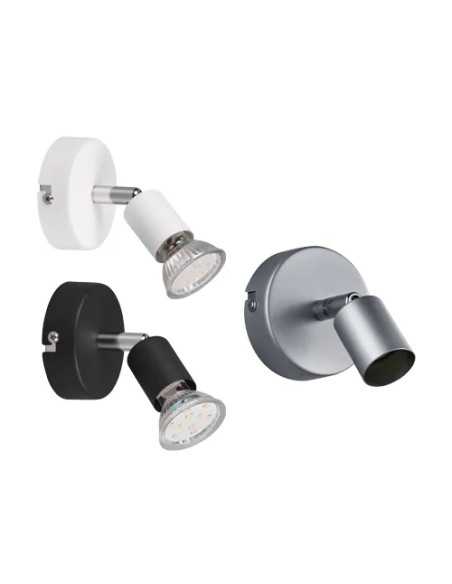 FARETTI PARETE TRIO PARIS 1 LUCE TITANIO - Senza Marca | Utensili Store