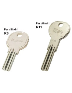 CHIAVI GREZZE PER CILIND.ISEO R11 - Senza Marca