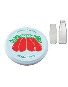 TAPPI POMODORO VASI VETRO CF.100PZ MM.63  - Senza Marca