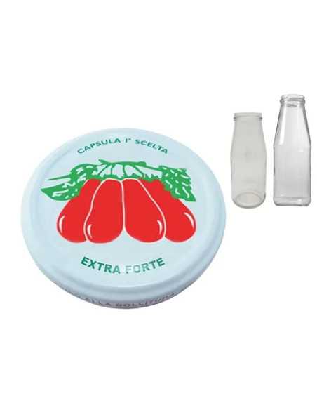 TAPPI POMODORO VASI VETRO CF.100PZ MM.63 - Senza Marca | Utensili Store