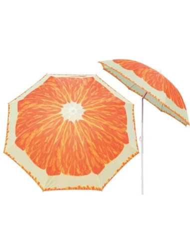 OMBRELLONI SPIAGGIA FRUTTA ARANCIA - Senza Marca | Utensili Store