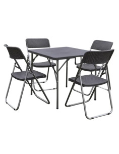 SET GARDEN ECCO FATTO ANTRACITE  - Senza Marca