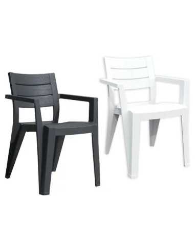 POLTRONE RESINA KETER JULIE ANTRACITE - Senza Marca | Utensili Store