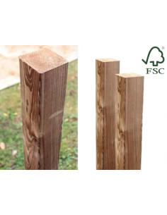 PALI LASA IMPREGNATI QUADRATI  - Senza Marca