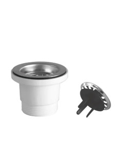 PILETTE X LAV. INOX 1-1/2 S/T.P.  - Senza Marca