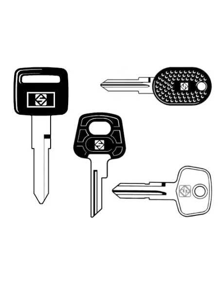 CHIAVI ACCIAIO AUTO TESTA PLAS. GT - Senza Marca | Utensili Store