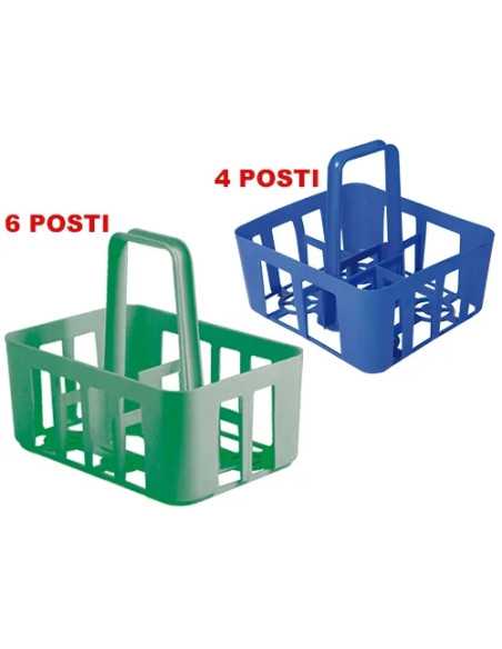 PORTABOTTIGLIE 6 POSTI LT. 1 - Senza Marca | Utensili Store
