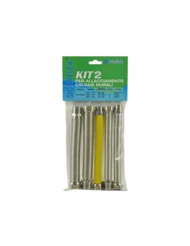 KIT RACCORDI INOX ESTEN - Senza Marca | Utensili Store