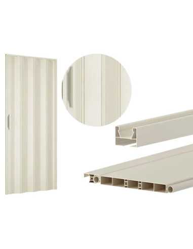 PORTE A SOFFIETTO PVC H210 AVORIO - Senza Marca | Utensili Store