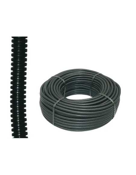 CORRUGATO NERO C/TIRAFILO - Senza Marca | Utensili Store