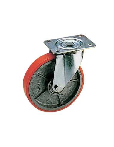 RUOTE POLIURET.FORCELLA ROTAN - Senza Marca | Utensili Store