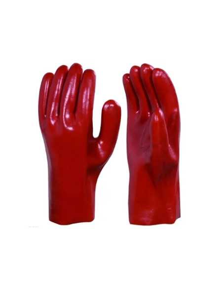 GUANTI PVC ROSSI ANTIACIDO - Senza Marca | Utensili Store