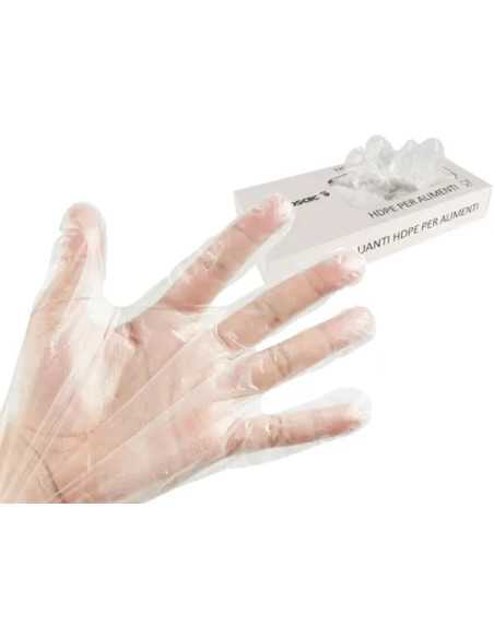 GUANTI MONOUSO IN POLIETILENE HD - Senza Marca | Utensili Store