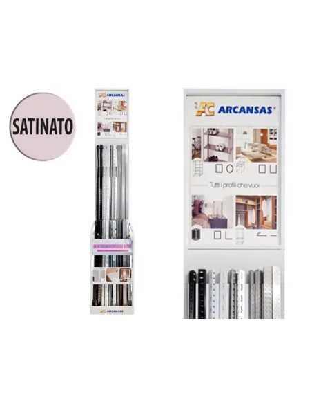 EXPO PROFILI ALL.AR.SATINATO 24REF 360PZ - Senza Marca | Utensili Store