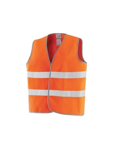 GILET ALTA VISIBILITA' ARANCIO - Senza Marca