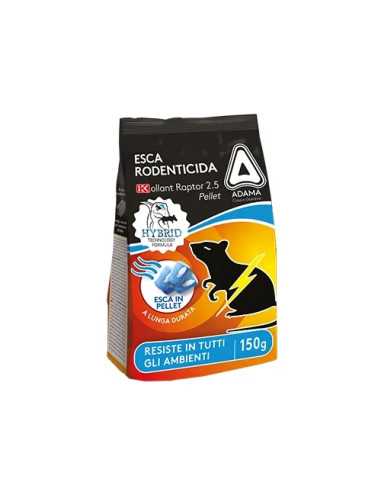 RAPTOR 2.5 ESCA IN PELLET - Senza Marca | Utensili Store