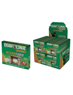 DIAVOLINA ACCENDIF.40 CUBI DISPLAY BANCO - Senza Marca
