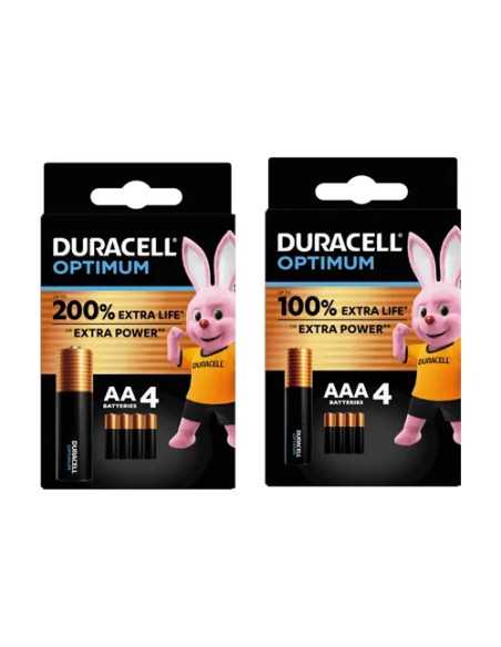 PILE DURACELL OPTIMUM BL.4 PZ. - Senza Marca | Utensili Store