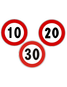 SEGNALI LIMITE DI VELOCITA' - Senza Marca