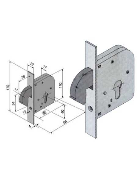SERRATURE WELKA A GANCIO - Senza Marca | Utensili Store