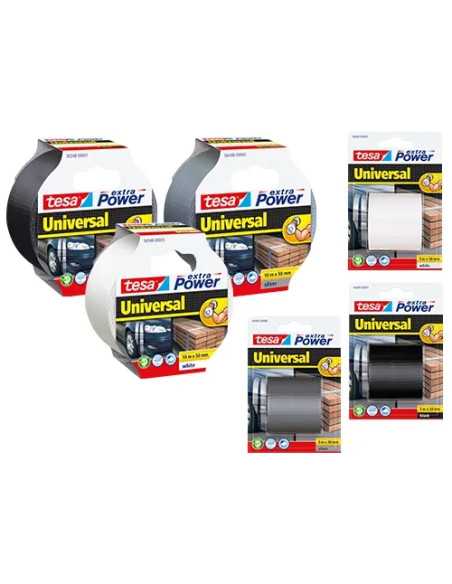 NASTRI TESA POWER 5X50 BIANCO - Senza Marca | Utensili Store